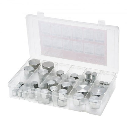 72-PIECE Hydraulic Couplings 37° JIC Hydraulic Hose Cap and Plug Set