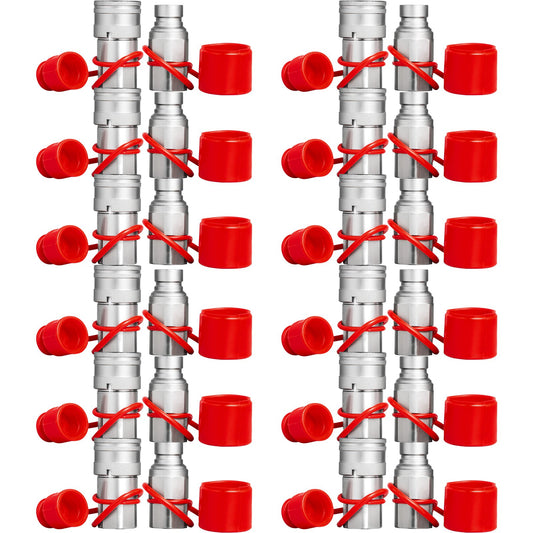 Skid Steer Hydraulisk snabbkoppling 1/2\" Hydraulisk koppling 1/2\" NPT Hydraulisk koppling Snabbkoppling 2 par Hydraulisk snabbkoppling 27,6 MPa (ISO 16028) (12 Par)