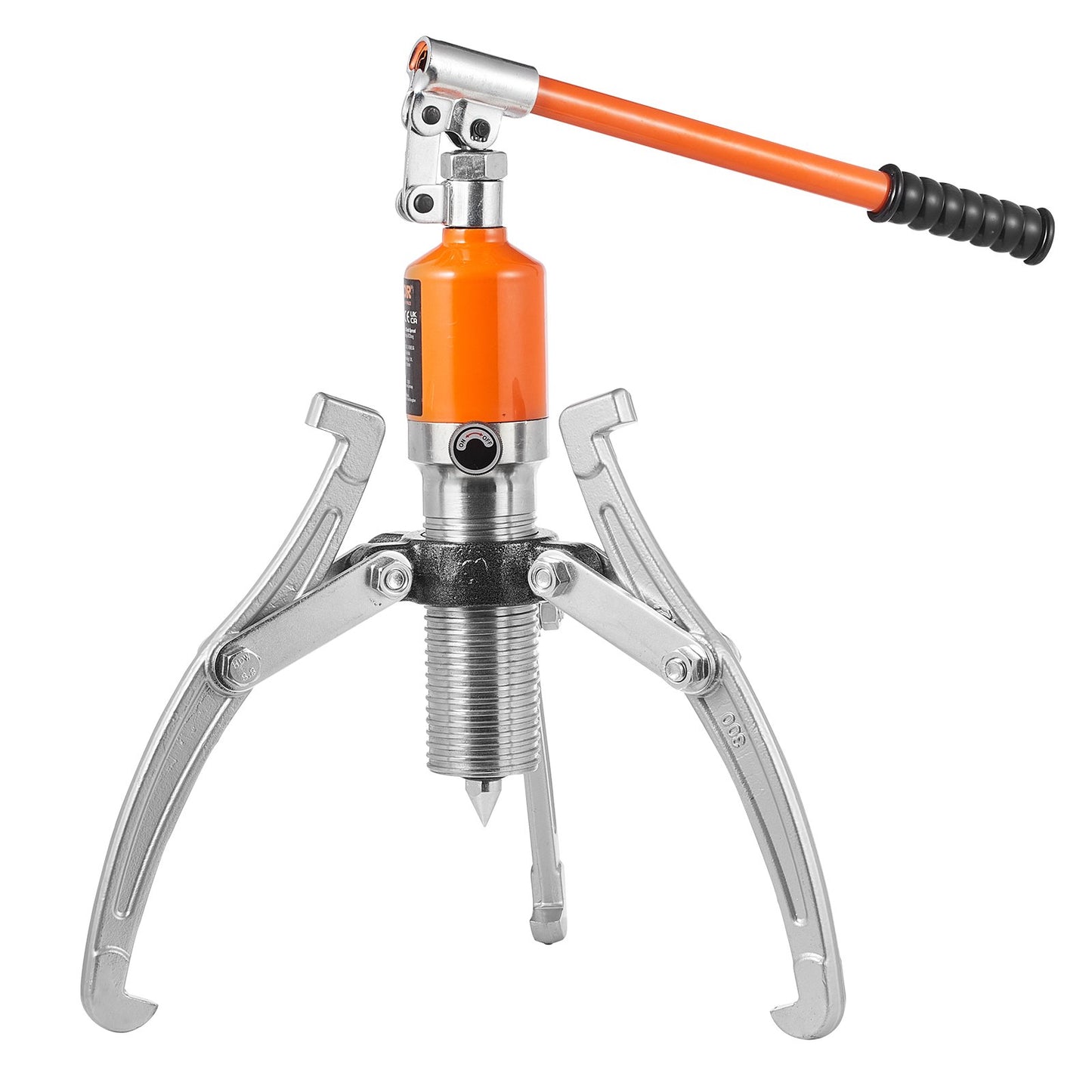 Hydraulischer Zahnradabzieher, Radlagerabzieher mit einer maximalen Kapazität von 15 Tonnen, 2- oder 3-Backen-Abzieher, vertikal und horizontal, 12-Zoll-Backen-Hydraulikabzieher mit Gehäuse für die Abziehernabe