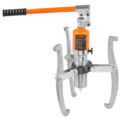 Hydraulischer Zahnradabzieher, Radlagerabzieher mit einer maximalen Kapazität von 15 Tonnen, 2- oder 3-Backen-Abzieher, vertikal und horizontal, 12-Zoll-Backen-Hydraulikabzieher mit Gehäuse für die Abziehernabe