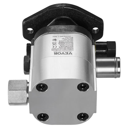 Hydraulic Log Splitter Pump, 22GPM, 2 Stage 4000PSI Wood Log Splitter Pump, 1-1/4'' Inlet 3/4'' NPT Outlet 3600 RPM Aluminum Hydraulic Gear Pump, for Small Engine Mounting Log Splitters Snowplow