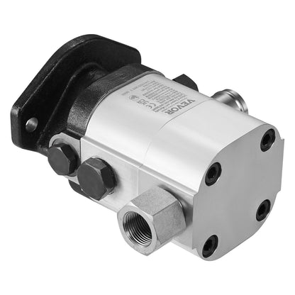 Hydraulic Log Splitter Pump, 22GPM, 2 Stage 4000PSI Wood Log Splitter Pump, 1-1/4'' Inlet 3/4'' NPT Outlet 3600 RPM Aluminum Hydraulic Gear Pump, for Small Engine Mounting Log Splitters Snowplow