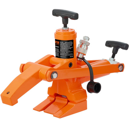 Hydraulisk pärlbrytare, 10000 PSI däckpärlbrytare med metallfotpump, kraftigt stålpärlbrytare för traktorer, lastbilar, bussar, gräsklippare, terränghjulingar