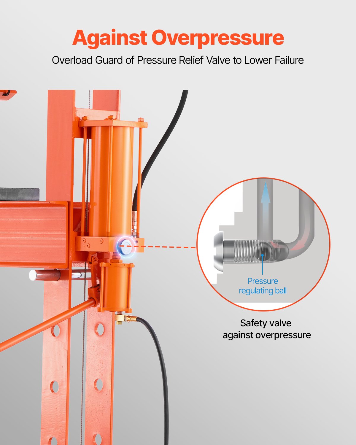 50 T Hydraulische Werkstattpresse Hydraulikpresse mit Pressplatte zum Biegen