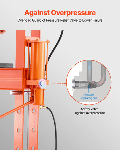 50 T Hydraulische Werkstattpresse Hydraulikpresse mit Pressplatte zum Biegen
