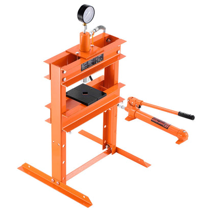 10 T Hydraulische Werkstattpresse Hydraulikpresse mit Pressplatte zum Biegen