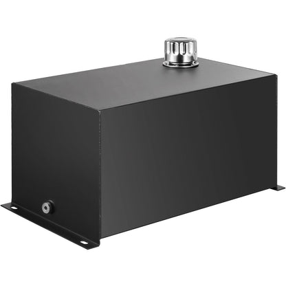 Hydraulvätsketank 10 Gal Bränsletank Kraftig hydraulisk ståltankreservoar, bensinöverföringstankar, hydraulisk behållare med sil Temperaturmätare Filterventilationslock för traktorer och lastbilar
