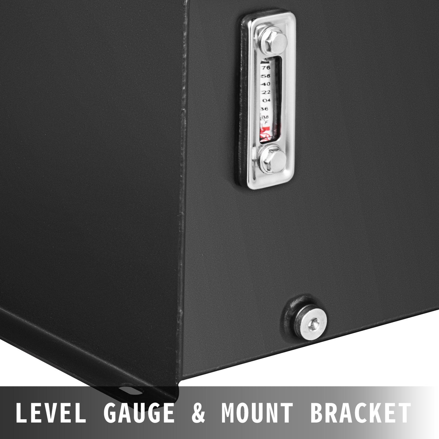 Hydraulic Fluid Tank 10 Gal Fuel Tank Heavy Duty Hydraulic Steel Tank Reservoir, Gasoline Transfer Tanks, Hydraulic Reservoir with Strainer Tank Gauge Filter Breather Cap for Tractors & Trucks