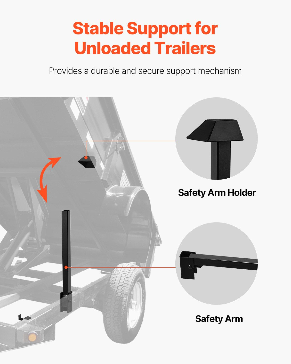Hydraulisk saxlyftsats 10 T Hydraulisk dumplyftsats för tippvagnar