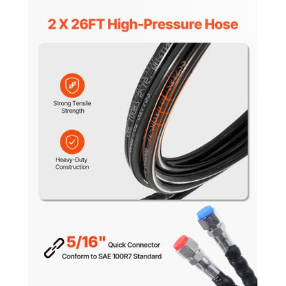 90 PS hydraulisches Außenbord-Lenkkit für hydraulisches Lenksystem für Marineboote | EU