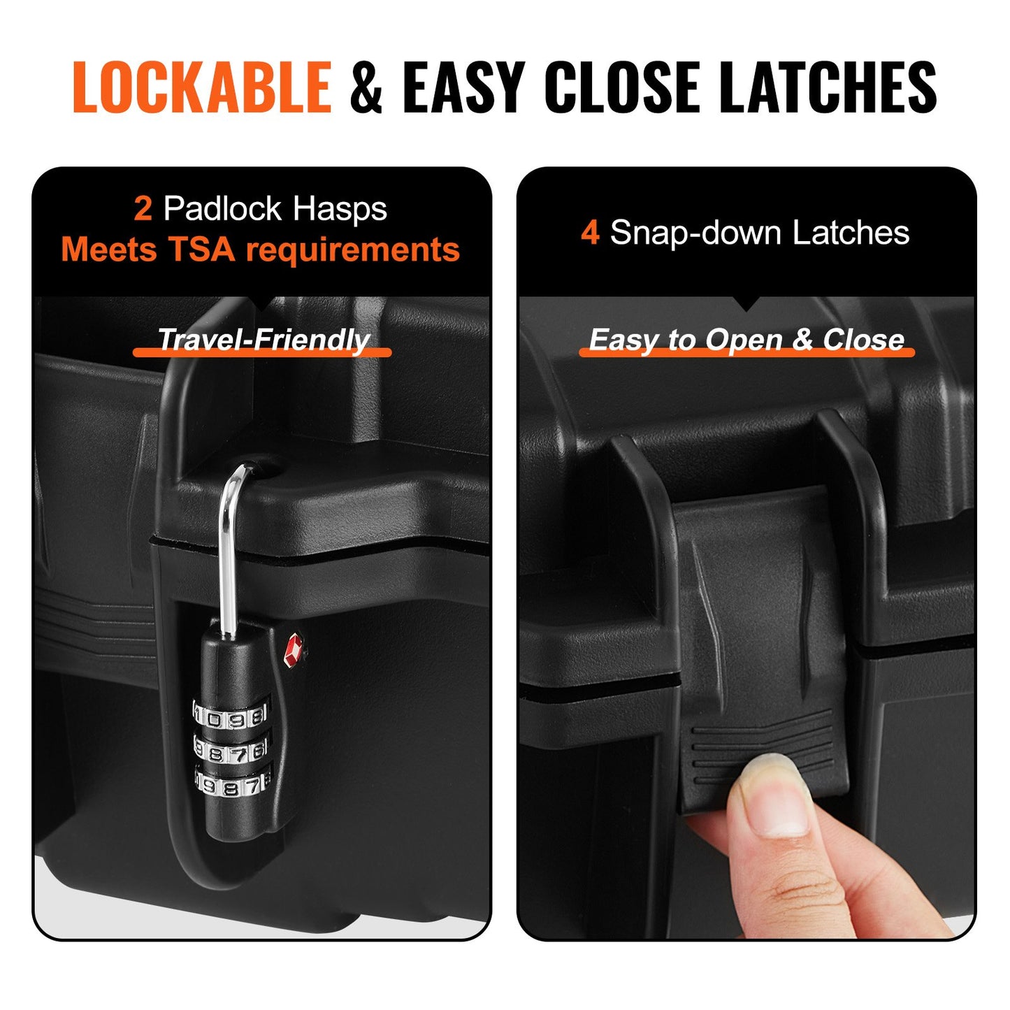 Gewehrkoffer, Gewehr-Hartschalenkoffer mit 3-lagigem, vollständig schützendem Schaumstoff, 42 Zoll großer, abschließbarer Hartschalen-Waffenkoffer mit Rädern, IP67 wasserdicht und bruchsicher, für zwei Gewehre oder Schrotflinten, Airsoft-Waffe