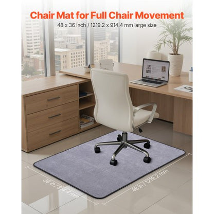 Stolsmatta 91 x 112 cm Kontorsstolsmatta för hårda golv Manchesteryta |  EU