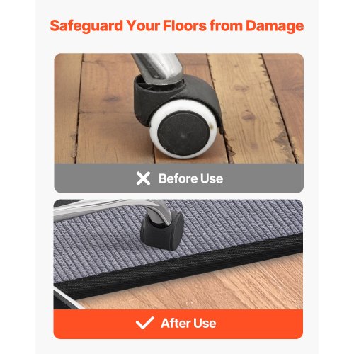 Stolsmatta 91 x 112 cm Kontorsstolsmatta för hårda golv Manchesteryta |  EU