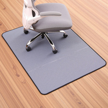 Chair Mat, 36 x 48-inch Office Chair Mat for Hard Floors, Floor Protector for Rolling Chairs, Corduroy Surface, Non-Slip & Easy to Clean, Smooth Glide Under Desk Rug for Home Office (Grey)