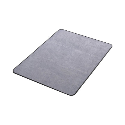 Chair Mat, 36 x 48-inch Office Chair Mat for Hard Floors, Floor Protector for Rolling Chairs, Corduroy Surface, Non-Slip & Easy to Clean, Smooth Glide Under Desk Rug for Home Office (Grey)