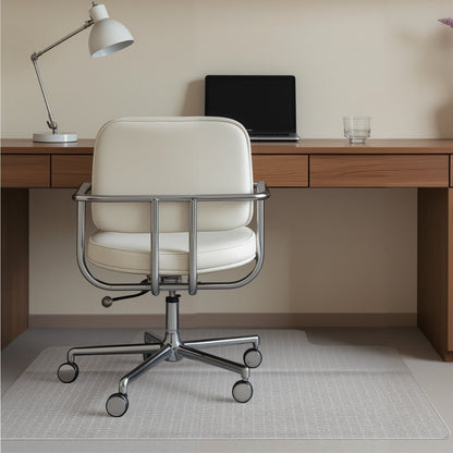 Chair Mat with Lip, 36 x 48-inch Office Chair Mat for Low Pile Carpeted Floors, Plastic Floor Protector Rug with Studded, Non-Slip & Easy to Clean, Smooth Glide Under Desk Rug for Home Office
