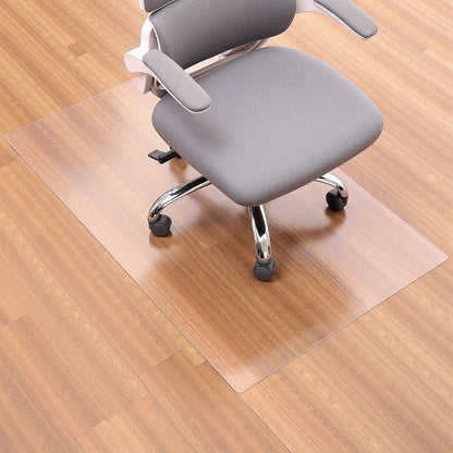 Chair Mat, 36 x 48-inch Transparent Office Chair Mat for Hard Floors, Floor Protector for Rolling Chairs, Non-Slip & Easy to Clean, Smooth Glide Under Desk Rug for Home Office (Rectangular)