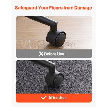 Stolsmatta 55 x 35 tum Kontorsstolsmatta för hårda golv Polyesteryta |  EU