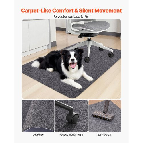Stolsmatta 55 x 35 tum Kontorsstolsmatta för hårda golv Polyesteryta |  EU