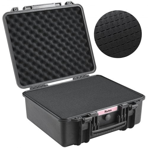 Hard Pistol Cases with Pre-cut PU Foam Lockable Pistol Case for 6 Pistol