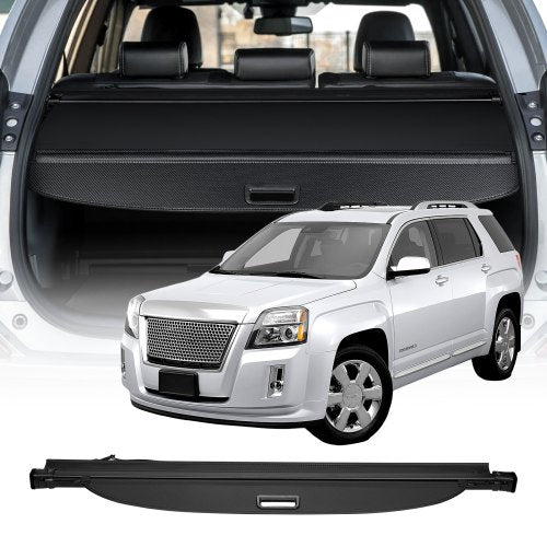 Retractable Cargo Cover, Carbon Fiber Texture Trunk Cover, Anti-Peeping Luggage Privacy Shield, Seamless Fixation Shade, Extended Version for GMC Terrain & Chevrolet Equinox 2018-2024 5-Seater