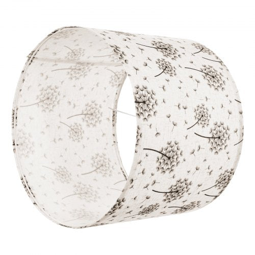 Trommel-Lampenschirme, 2er-Set, 33 x 33 x 25 cm (helles Löwenzahnmuster) | EU