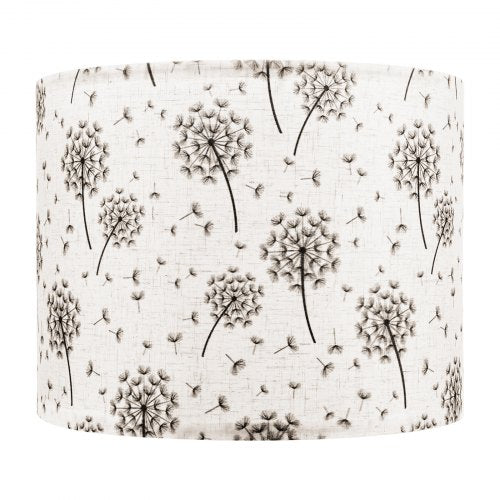 Trommel-Lampenschirme, 2er-Set, 33 x 33 x 25 cm (helles Löwenzahnmuster) | EU