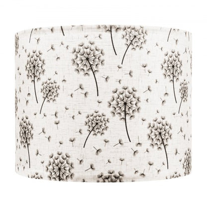 Trommel-Lampenschirme, 2er-Set, 33 x 33 x 25 cm (helles Löwenzahnmuster) | EU