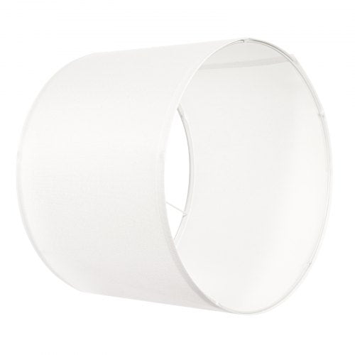 Trommellampenschirm 33 x 33 x 25 cm mittelgroßer runder Lampenschirm (off-white Leinen) | EU