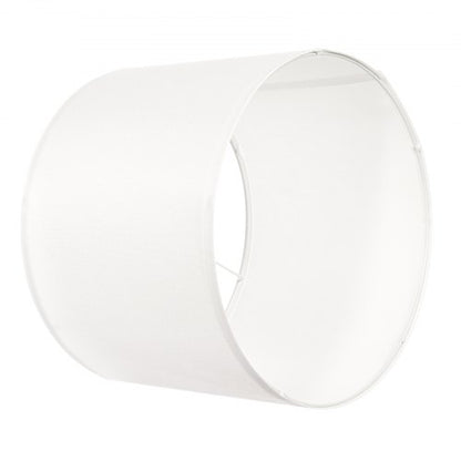 Trommellampenschirm 33 x 33 x 25 cm mittelgroßer runder Lampenschirm (off-white Leinen) | EU