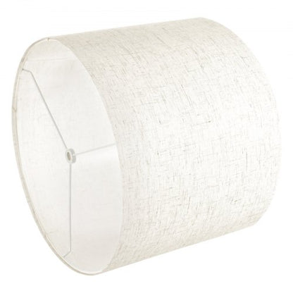 Drum Lampshades 2-set 33 x 33 x 25 cm Medium Round Lampshade (Light Linen) | EU