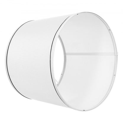 Lampenschirme 2er-Set 28 x 33 x 25 cm Mittlerer Lampenschirm mit Harfe (weiß)