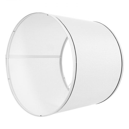 Lampenschirme 2er-Set 28 x 33 x 25 cm Mittlerer Lampenschirm mit Harfe (weiß)