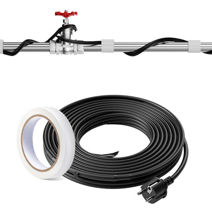Self-regulating pipe heating cable 1.83m 16.4W/m heating tape with thermostat