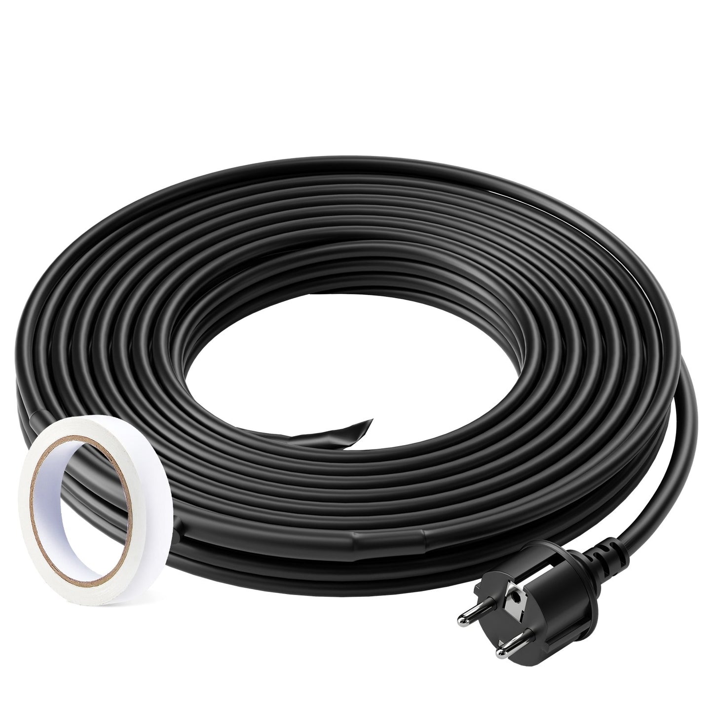 Self-regulating pipe heating cable 1.83m 16.4W/m heating tape with thermostat