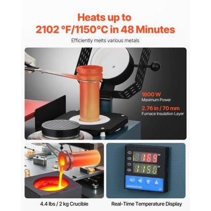 Vakuum-Feingussmaschine Schmelzofen Gießen Schmuck Schmelzen | EU