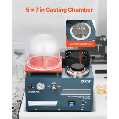 Vakuum-Feingussmaschine Schmelzofen Gießen Schmuck Schmelzen | EU