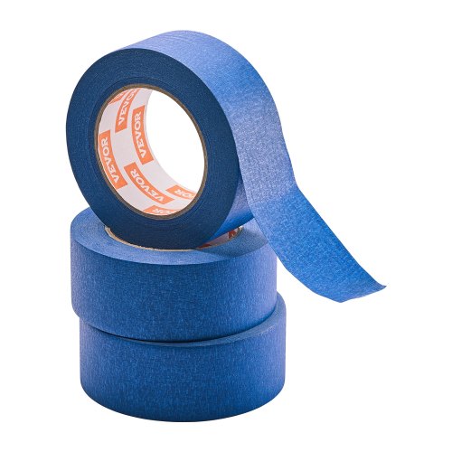 Painters Tape, 2 Inch Wide (1.88 In x 60 Yds), 3 Rolls, Blue Painter Tape for Painting, Edge, Trim, Ceiling, Masking Tape Protects Surfaces and Removes Easily, DIY Craft Art, Labeling Decoration