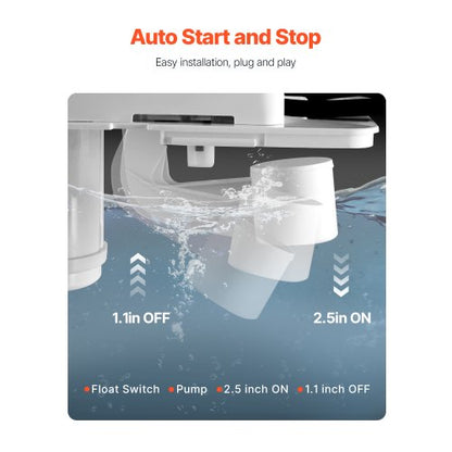 Condensate Removal Pump Automatic Condensate Pump 1/50 hp 65 gph 4.57 m lift | EU