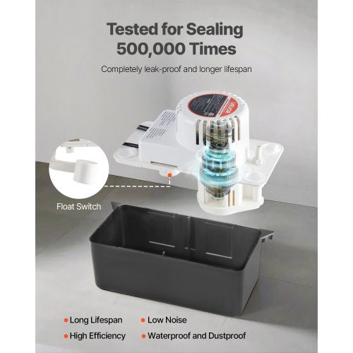 Condensate Removal Pump Automatic Condensate Pump 1/50 hp 65 gph 4.57 m lift | EU