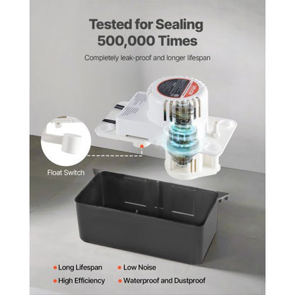 Condensate Removal Pump Automatic Condensate Pump 1/50 hp 65 gph 4.57 m lift | EU