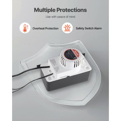 Condensate Removal Pump Automatic Condensate Pump 1/50 hp 65 gph 4.57 m lift | EU