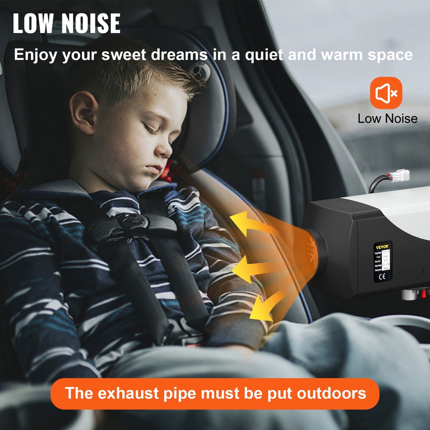 8KW Diesel Air Heater Parking Heater, 12V Diesel Fuel Heater with LCD Switch Remote Control for Car RV Boats Bus Caravan and More Reinforced