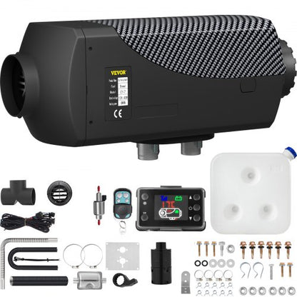8KW Diesel Air Heater Muffler Diesel Heater 12V Remote Control Diesel Parking Heater with LCD Switch for Car Trucks Motorhome Boat and Bus