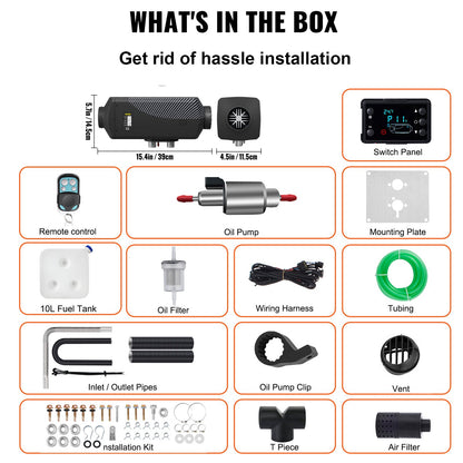 Diesel heater 8KW Air diesel heater PLANAR 12V Diesel air heater for cars Trucks Motorhome Boat bus CAN
