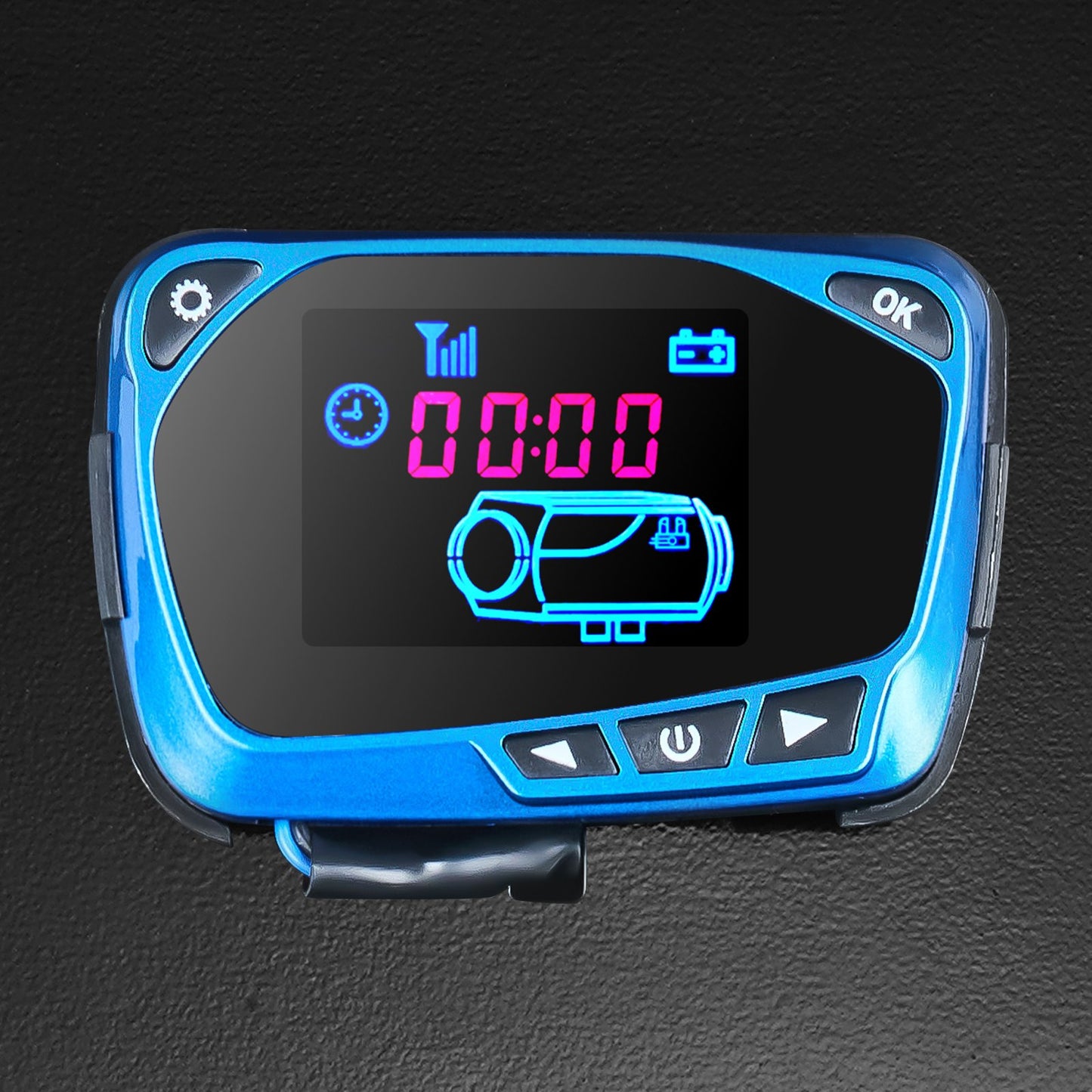 Diesel Air Heater, 8KW Parking Heater, All in 1, 12V Truck Heater, One Air Outlet, with Red LCD Switch, Remote Control, Fast Heating Diesel Heater, For Car, RV Truck, Boat, Motorhomes, Caravans