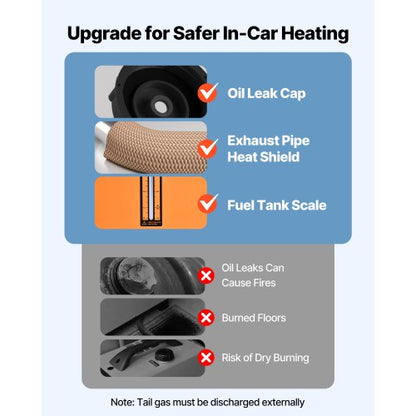 Diesel air heater Diesel parking heater 8 kW DC 12-24 V Digital display