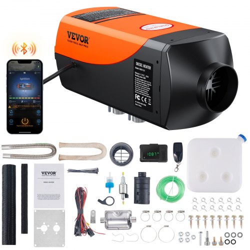 Diesel Air Heater 12V 2KW Bluetooth App LCD Display for Car Bus RV