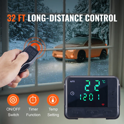 Diesel Air Heater All-in-one 12V 5KW LCD Remote Control for Car RV