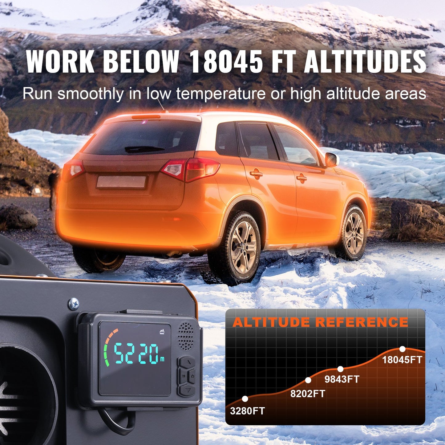 5 KW Diesel Air Heater, Bluetooth App Control All-on-one Diesel Heater with Automatic Altitude Adjustment, Remote Control and LCD, Portable Parking Heater for RV Trailer Camper Van Boat